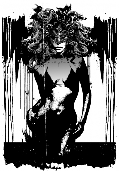 Medusa (black print) Jim Starr