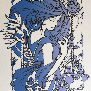 Ink Nouveau Blue Inkie