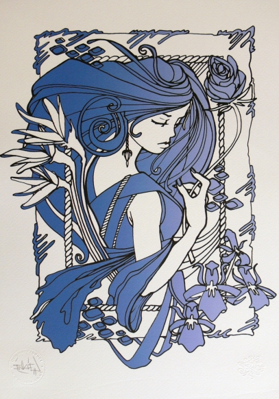 Ink Nouveau Blue Inkie